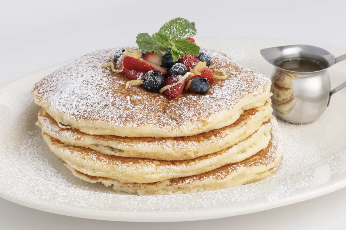 Lemon-ricotta pancakes