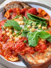 Shakshuka tartine