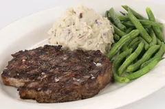 Grilled rib-eye steak