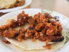 Taco de chorizo