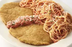 Crusted chicken romano