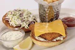 Crispy factory fish sandwich
