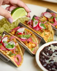 Baja chicken tacos