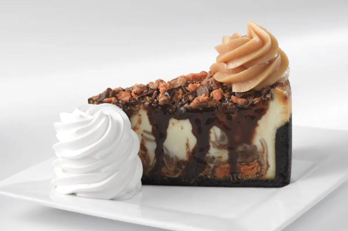 Adam's peanut butter cup fudge ripple cheesecake
