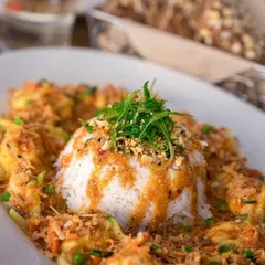 Bang-bang chicken and shrimp