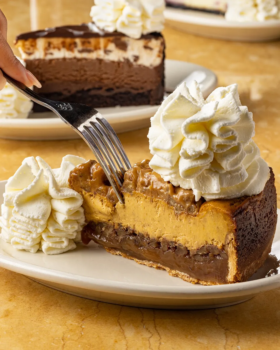 Pumpkin pecan cheesecake