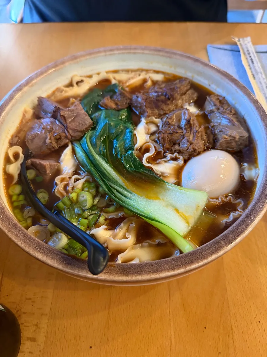 Taiwanese beef noodle soup (house special)