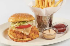 Spicy crispy chicken sandwich