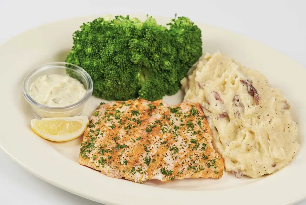 Grilled salmon