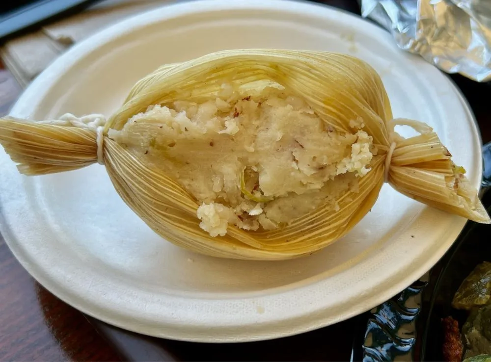 Tamalito dulce de coco