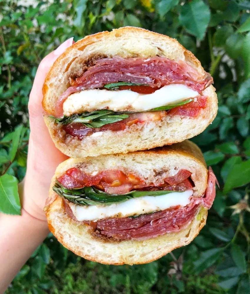 Caprese sandwich