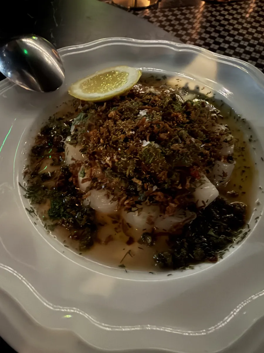Scallop crudo