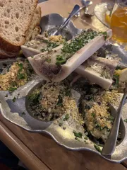 Roasted oysters & bone marrow